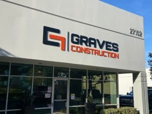 Brea Business Signs 3D building lettering in fullerton ca client 300x225