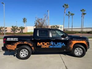 Small Business Signs commercial truck decals lettering in Buena Park ca client 300x225